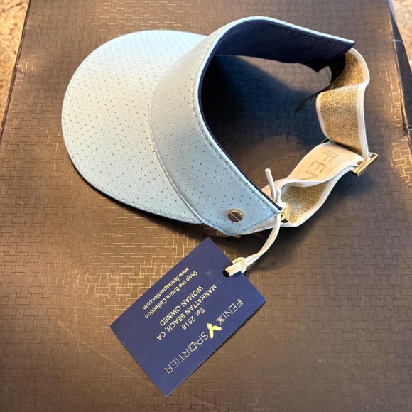 Fenix Sportier The Leather Visor Baby Blue and Gold - Picture 4 of 5